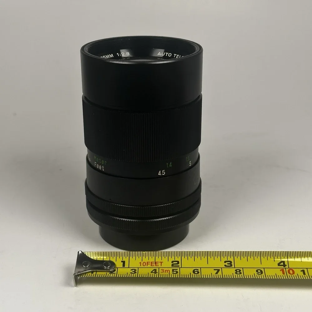 Vintage Vivitar 135mm f/2.8‎ Auto Telephoto Lens Minolta, Canon, Nikon…w/case
